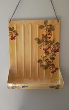 Vecchio porta mestoli smaltato