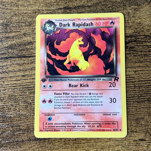 Dark rapidash edizione - rapidash, 1a