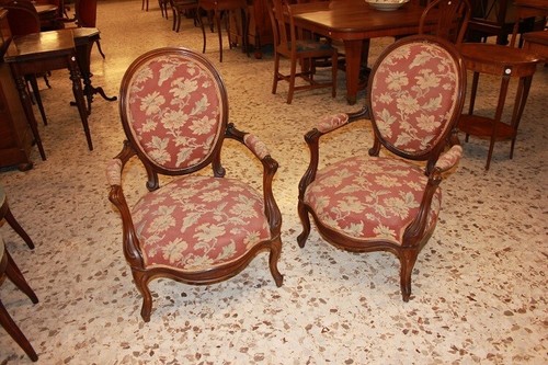 Coppia poltrone francesi - coppia,