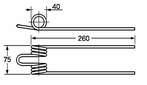 Dente ranghinatore adattabile - ranghinatore,