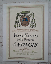 Etichetta da Collezione Originale Vino Vintage Vino Santo Fattorie Antinori