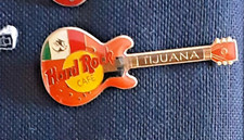 SPILLA PIN Hard Rock Cafe TIJUANA CITY GUITAR PIN VINTAGE