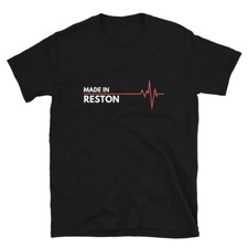 Maglietta born reston - maglietta,