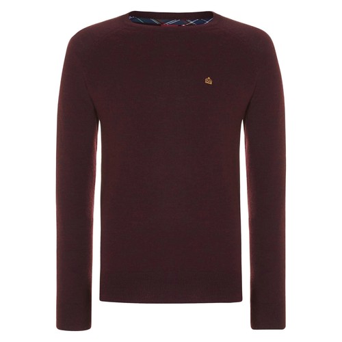 Maglione lana bordeaux