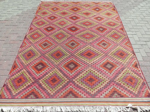 Vintage turco sardes kilim - vintage,