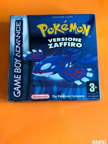 Scatola pokémon zaffiro - scatola,