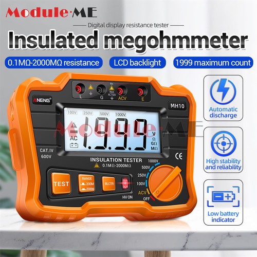 Aneng mh10 megohmmeter - mh10,