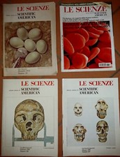 Lotto Rivista Le Scienze (Scientific American) 4 Numeri