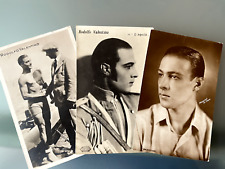 Lotto di 7  cartoline anni 20/30 Greta Garbo Rodolfo Valentino originali