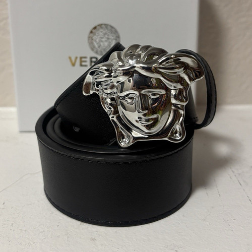Versace cintura uomo nera - versace,