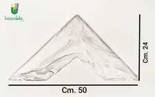 AZZURRA Applique SOLO VETRO di