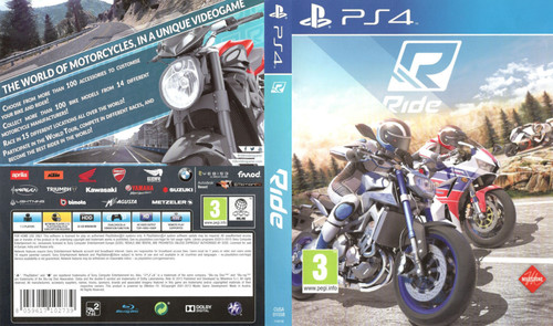 Ride ps4 box art inserto - ps4,