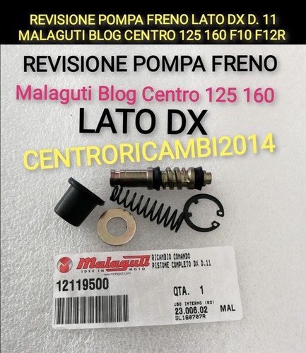 Revisione pompa freno lato - revisione,