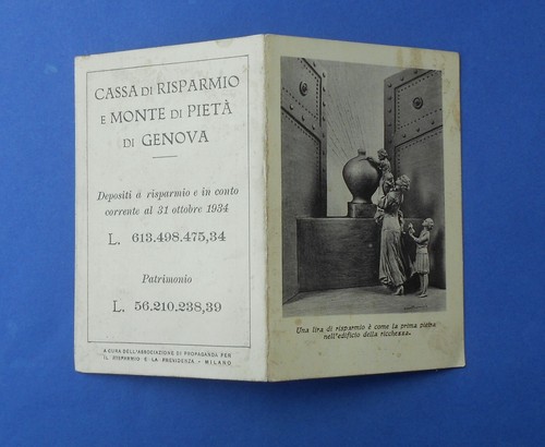 Calendarietto 1935 pubblicità - 1935,