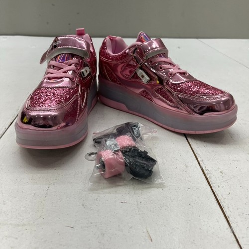 Wooowyet rosa led roller - roller, skate