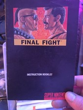 manuale final fight snes