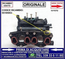 COLLETTORE ASPIRAZIONE FIAT PUNTO 3 PANDA 2 Y YPSILON 2 1.2 44 KW 60 CV 55195953