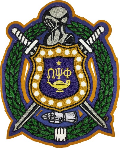 Omega psi phi shield patch - psi,