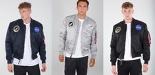 ALPHA INDUSTRIES Ma-1 VF Nasa Uomo Giacca da Pilota 166107