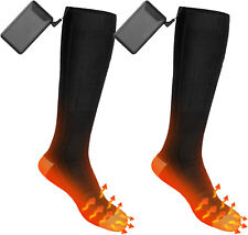 Calzini Riscaldanti Elettrici, Calze Riscaldate Ricaricabili da 3,7V/3000mAh