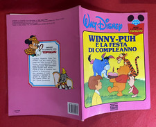 Walt Disney WINNY-PUH FESTA COMPLEANNO Imparo Leggere Topolino 162 (1° Ed 1989)