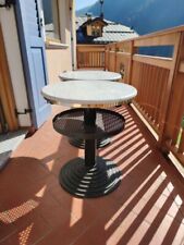 Tavoli di Marmo Rotondi ed Eleganti (H:63cm, Ø55cm) Ottime Condizioni