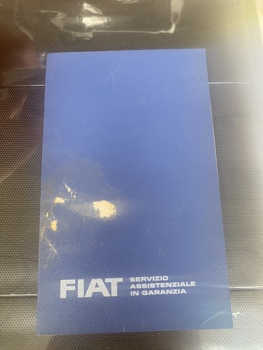Manuale fiat assistenza - fiat,