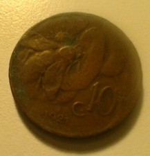 MONETA 10 CENTESIMI - 1921 -
