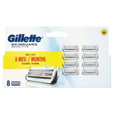 8 pz GILLETTE SKINGUARD Sensitive lame di ricambio per pelli sensibili ORIGINALI