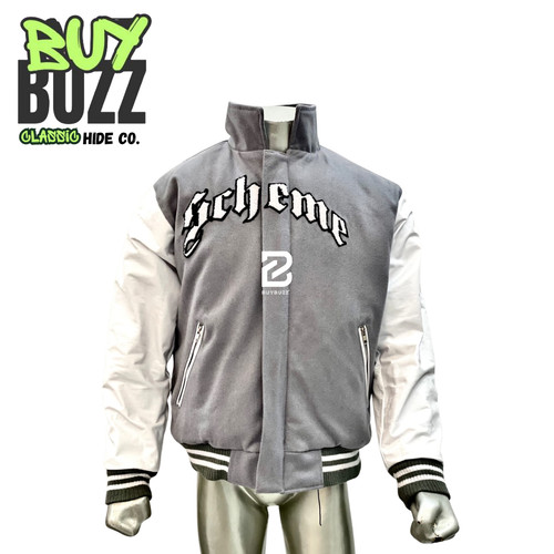 Giubbotto uomo grigio varsity - uomo,