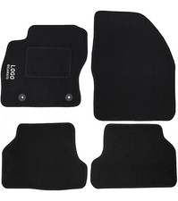 TAPPETINI AUTO CON LOGO COMPATIBILI CON FOCUS MOQUETTE ANTERIORI E POSTERIORI