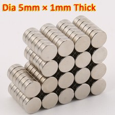 Magneti 5x1 mm disco piccolo