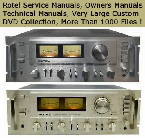 Rotel manuali servizio - manuali, di