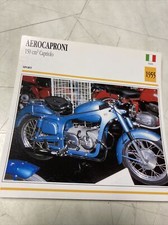 Aerocaproni 150 Capriolo 1955 Carta Moto Da Collezione Atlas Italia
