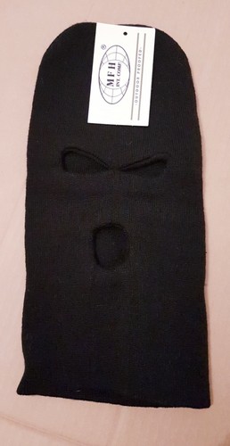 Passamontagna mfh nero cotone - passamontagna,
