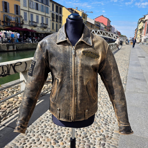 Giubbotto pelle harley - giubbotto,