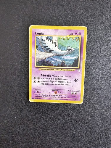 Carte pokémon lugia - carte,