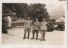 Riva del Garda - Trento - foto militari 1936 caserma esercito cannoni cingolati 