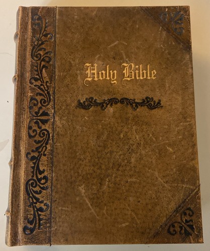 Antique style family bible - antique,