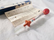 DENSIMETRO TESTER PER ACIDO BATTERIA INDICA LA CARICA DELLA BATTERIA GEFO