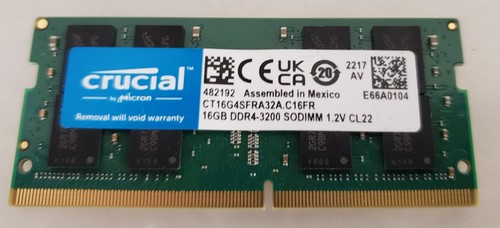 Crucial ddr4 3200 - 16, ddr4-3200