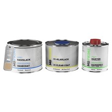 Vernice per auto Kit barattolo per BMW 187 Savannabeige Savanna Beige 1,25L