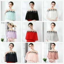 Donna Chiffon Coprispalle