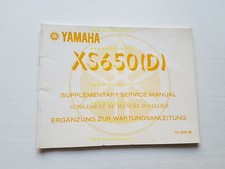 Yamaha XS 650 D 1T3 AGGIORNAMENTO 1976 manuale officina originale