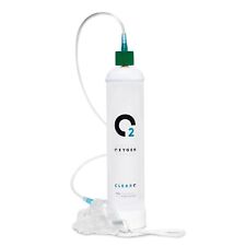 ClearO2 Bidone/Bottiglia/Cilindro di Ossigeno Respirante 110L con Valvola, Maschera e Tubo