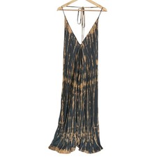 Maxi abito swing grigio grande