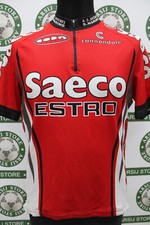 Maglia Ciclismo SAECO CANNONDALE TG XL D867 bike shirt maillot trikot jersey