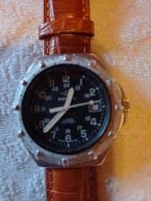 orologio  Breitling del 1995 al quarzo con laccetto di pelle 