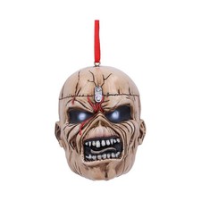 Nemesis Now Iron Maiden Trooper Eddie, ornamento da appendere 7,5 cm, resina, be