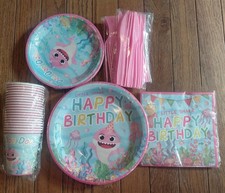 Baby Shark Pink Girls Birthday